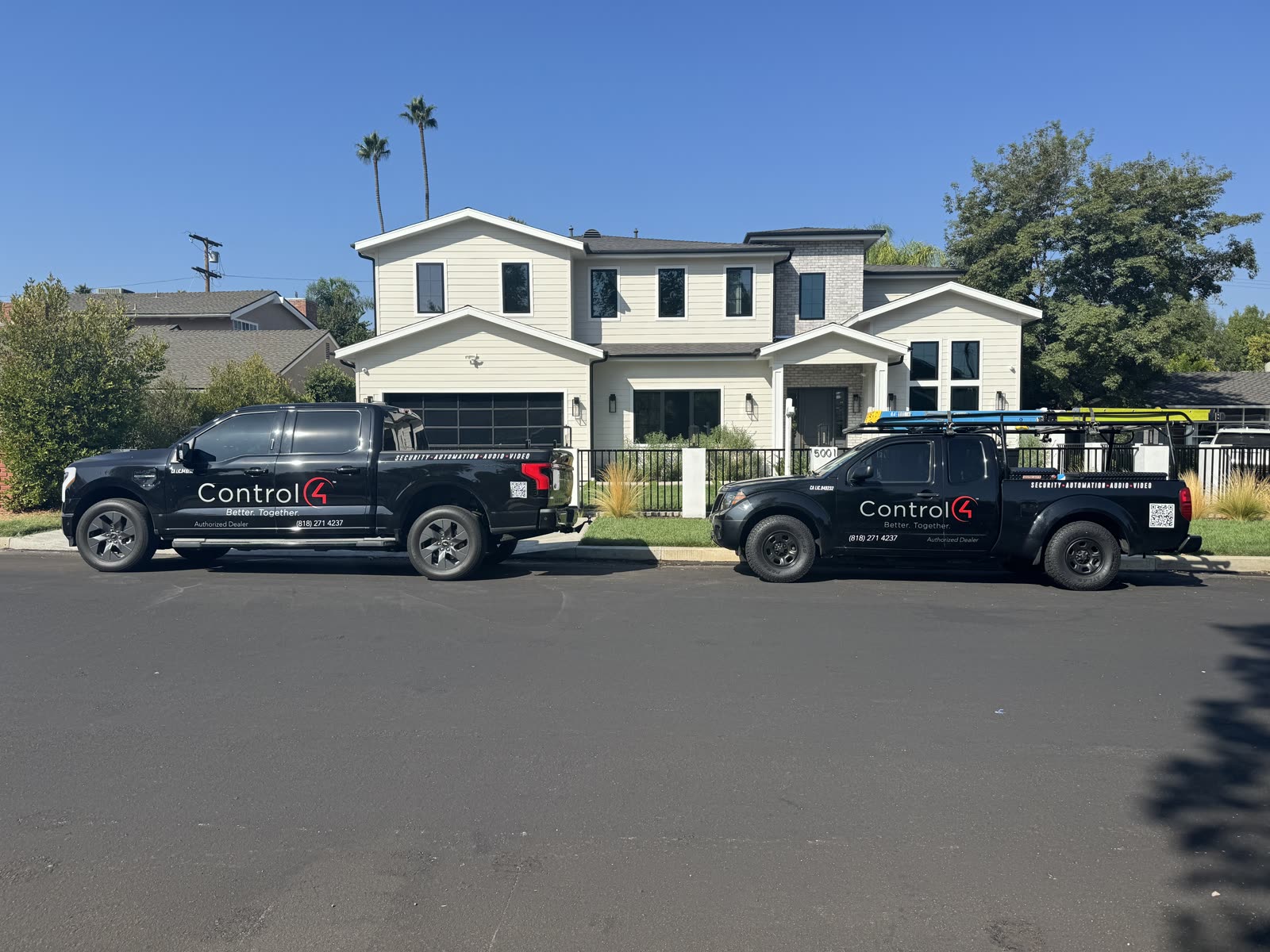 LA Smart Home Systems team at work
