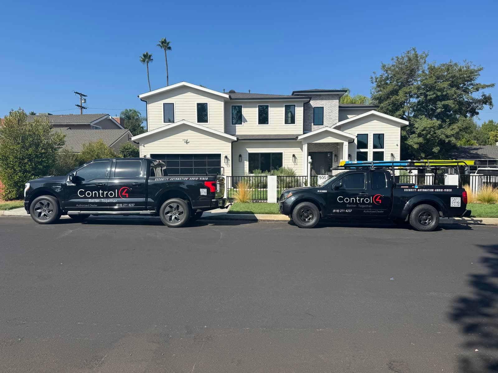LA Smart Home Systems team at work